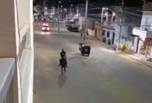 Fuga a cavalo em Dores do Rio Preto-ES