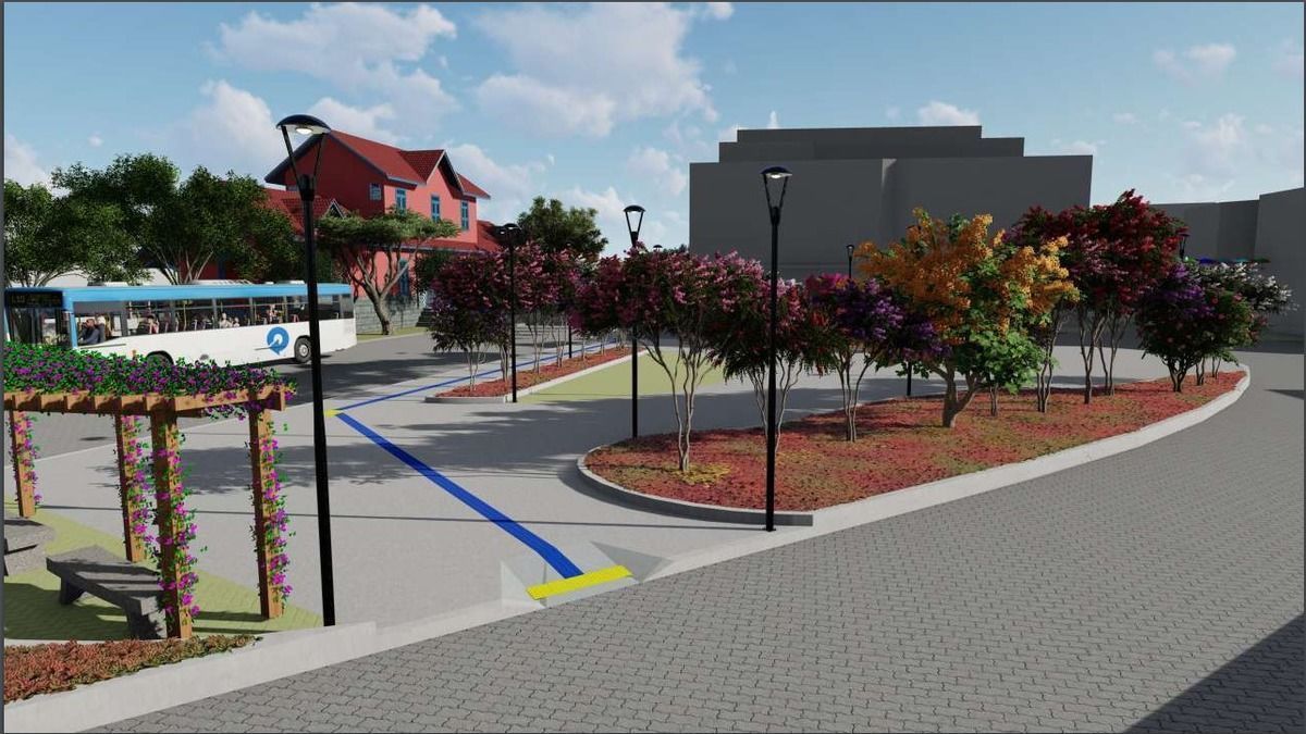 Nova Praça no Posto Oasis