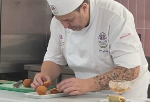 Chef Guto Medeiros apresenta a “Mandioca de Rolo” no Mesa São Paulo 2024