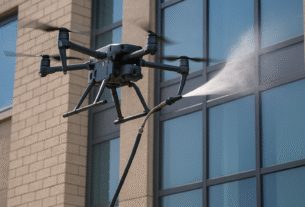 Tecnologia com drones impulsiona o mercado de limpeza