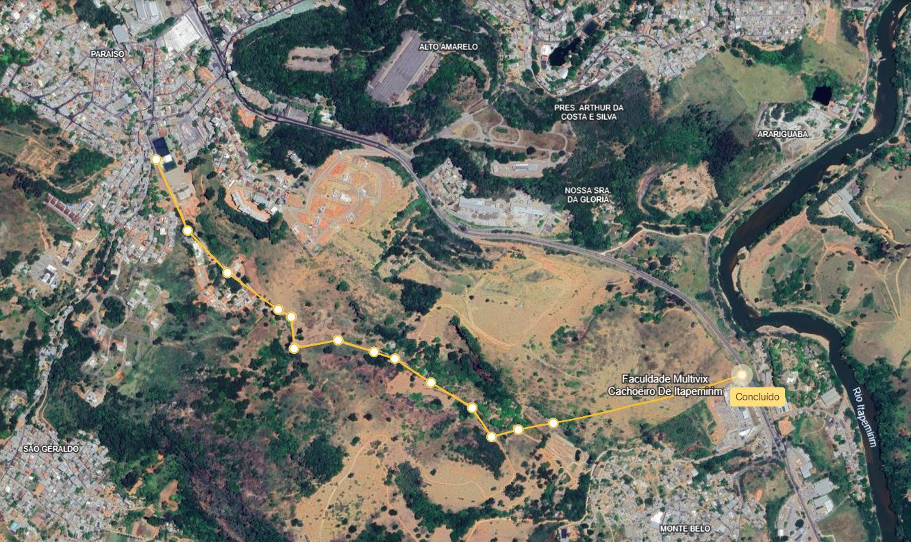 Nova via Paraíso x Monte Belo - Cachoeiro