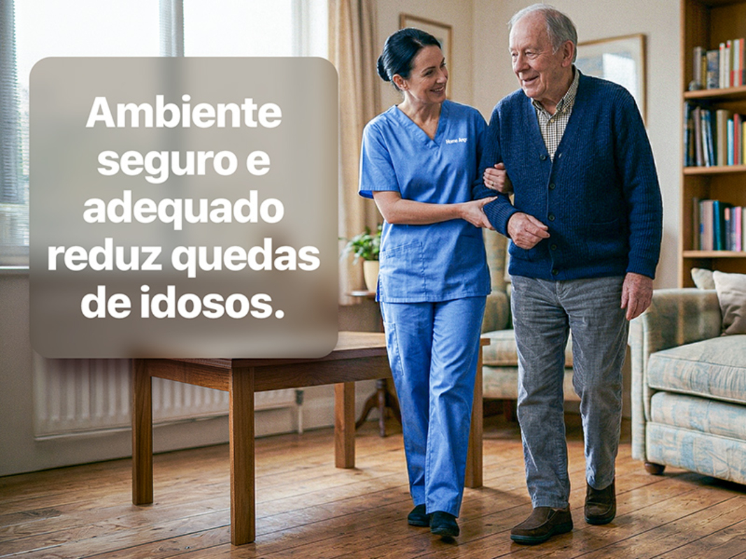 Setor de cuidados domiciliares cresce com aumento de quedas