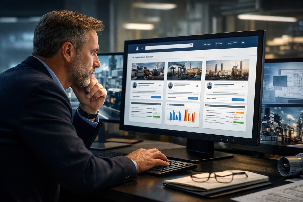 Busca com IA já altera pesquisa de fornecedores industriais